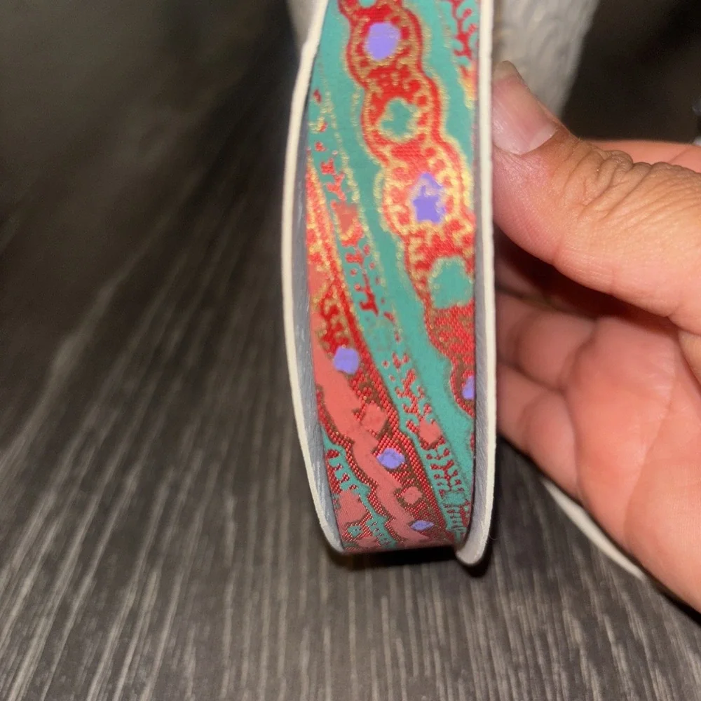 vintage satin ribbon 1‎ Inch Colorful Design